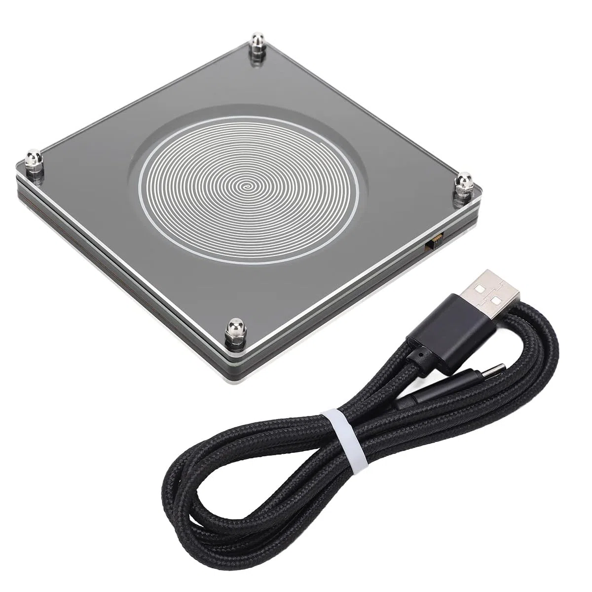 Sarini Generatore di frequenza Generatore di risonanza Generatore di Onde a 7,83 Hz Risonatore a impulsi a frequenza Ultra Bassa Cavo USB