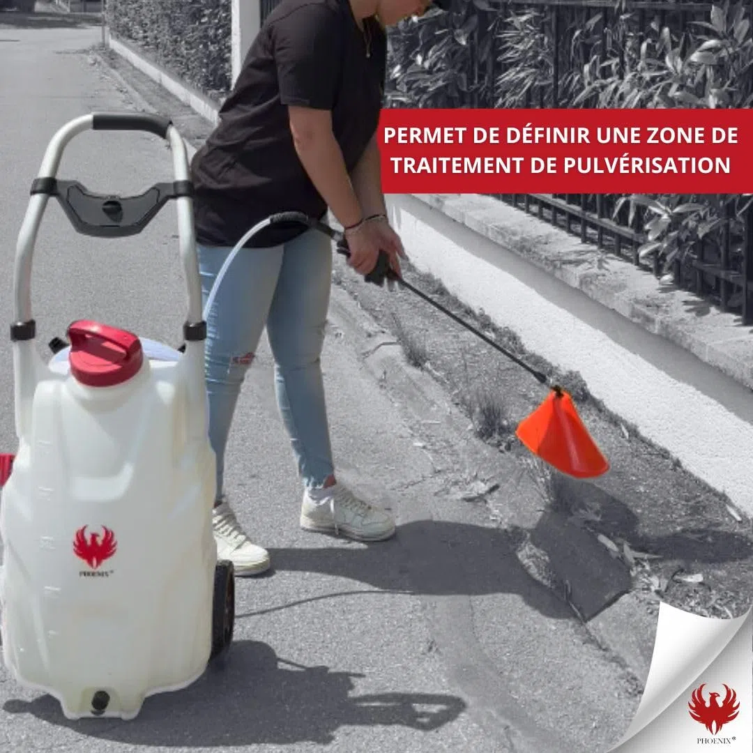 PHOENIX - Campana di diserbo - Accessorio spruzzatore compatibile Pro Sprayer - Campana antideriva per irrorazione localizzata di erbicida, Protezione efficace delle piante circostanti