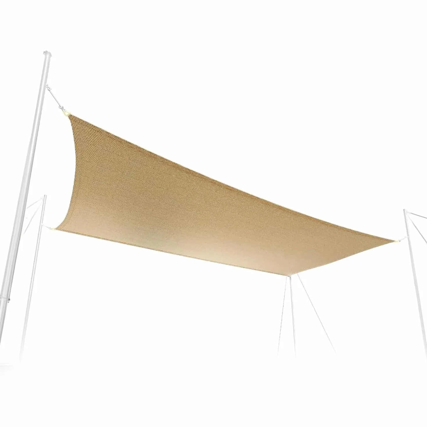 Avilia Tenda da Sole Ombreggiante Quadrata 6x6m - Protezione UV e Impermeabile, Resistente al Sole e alla Pioggia, per Giardino, Patio e Terrazza, in Poliestere Traspirante