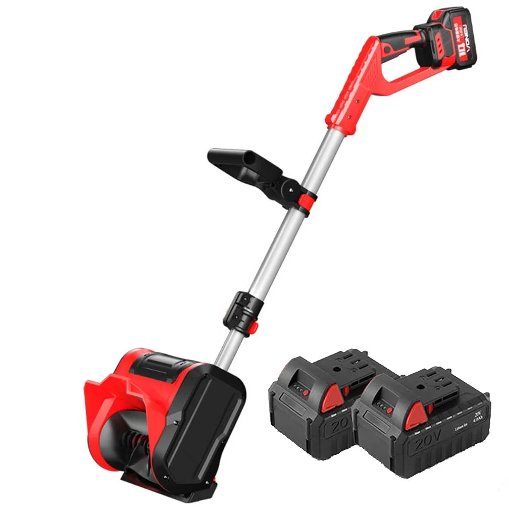 Pala da neve senza fili Pala da neve elettrica automatica Spazzaneve ricaricabile 8m Distanza di lancio Batteria Spazzaneve soffiatore