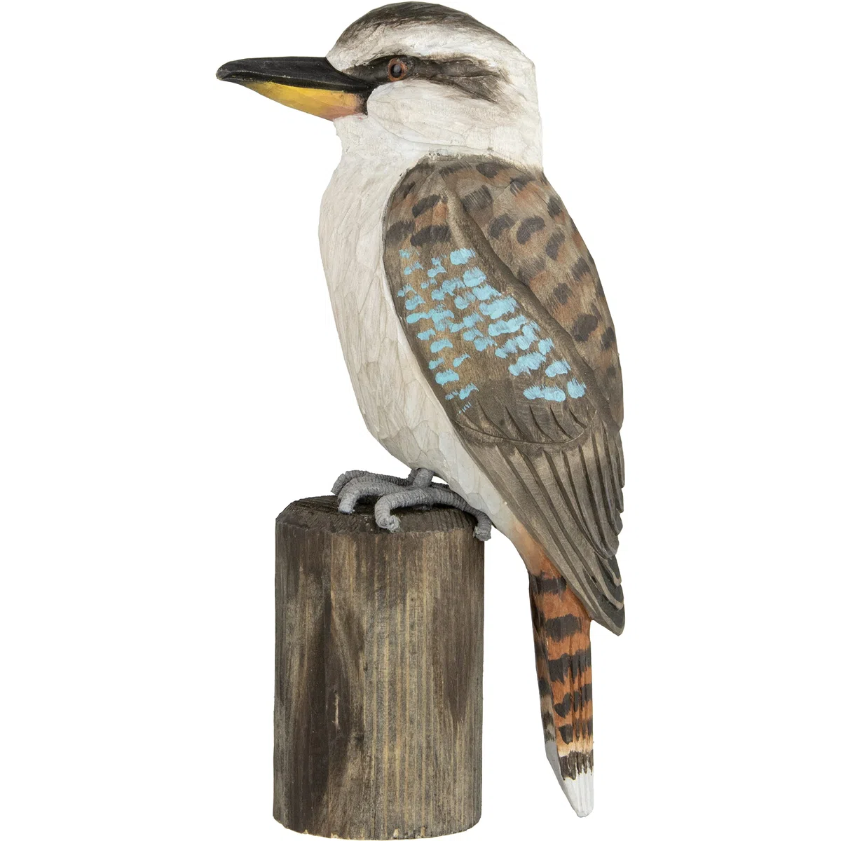 Wildlife Garden – Uccello decorativo in legno di tiglio, uccellino – legge 22 – 12 x 7 x 22,5 cm