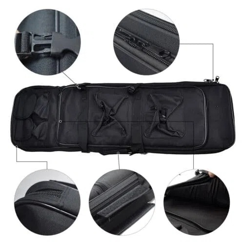 Borsa per il Trasporto di Protezione Tattica e Immagazzinaggio Metal Detector - Zaino Accessori Esterni per Pesca 81 x 24 cm