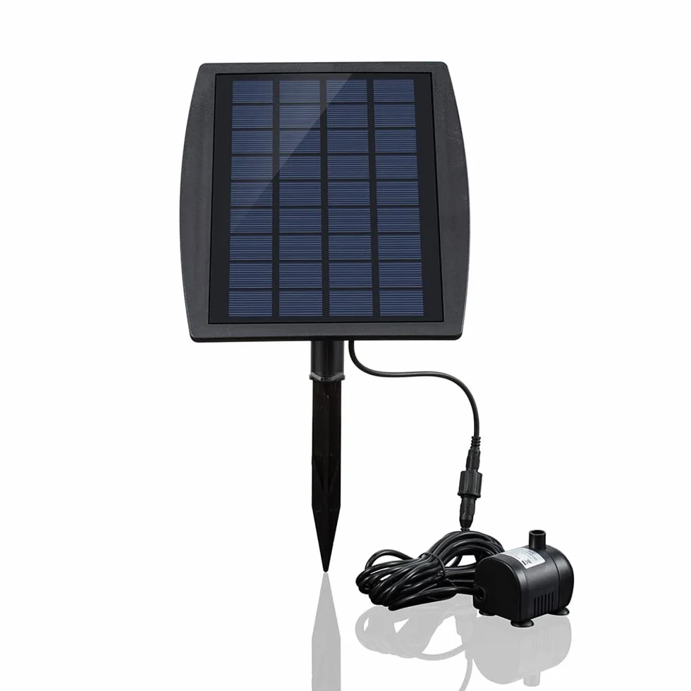 Anself - Pannello di alimentazione solare paesaggio fontane piscina giardino pluggable energia solare pompa decorativa