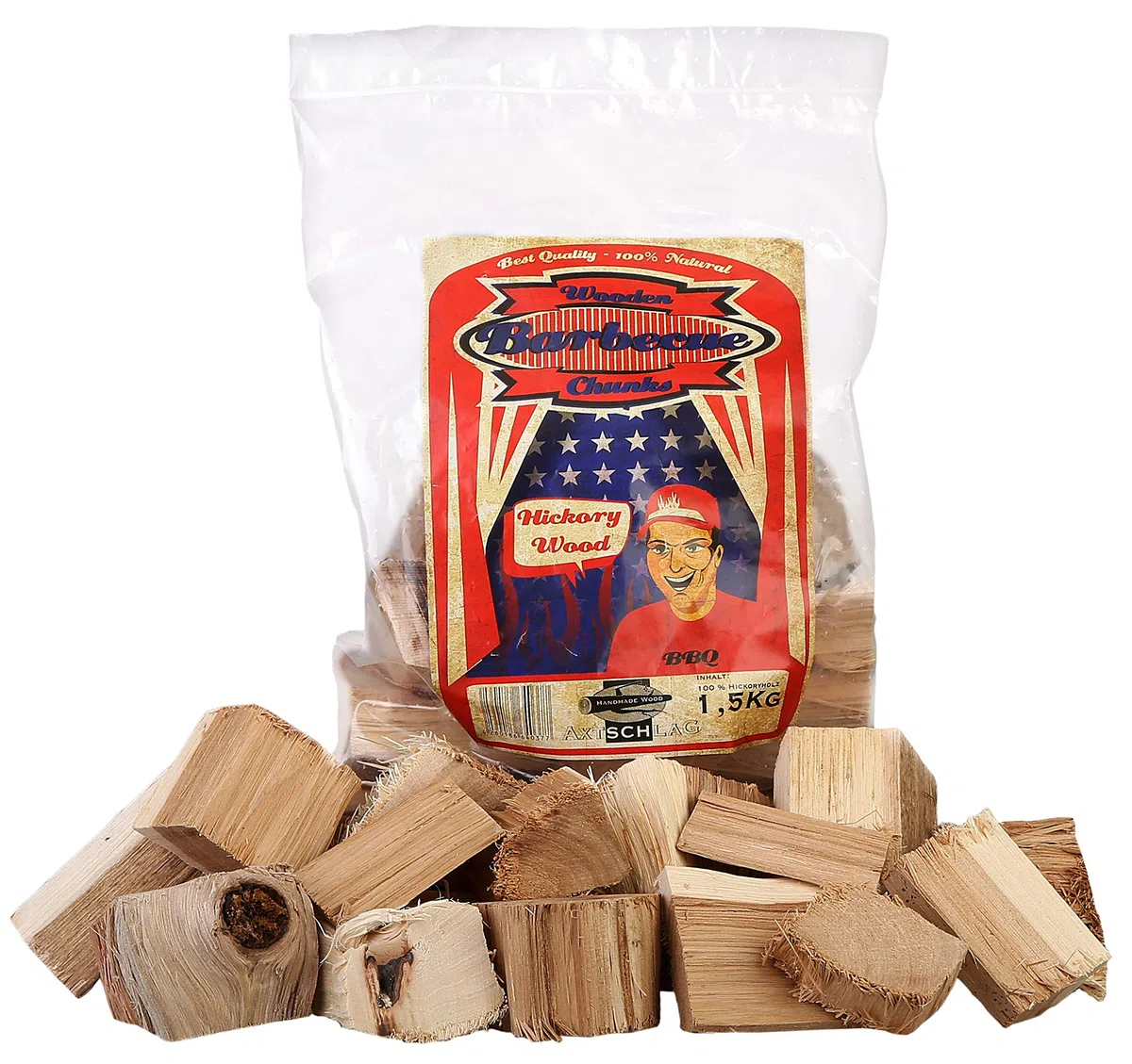 Axtschlag - Ciocchi in Legno per Barbecue, 1,5 kg