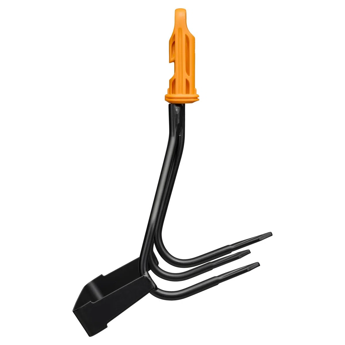 Fiskars OneClick Zappetta, Accessorio Multifunzione per la Cura delle Aiuole, Cambio Rapido con un Solo Clic, Lama in Acciaio al Carbonio Temprato, Nero/Arancione, 1080685