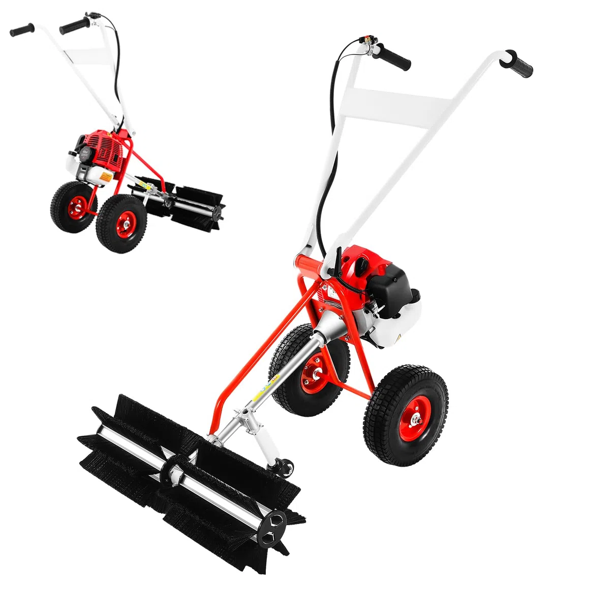 Spazzaneve a benzina 1,7hp spazzaneve a 2 tempi, 43 CC, larghezza di lavoro 60 cm (benzina, 2 tempi, 43 CC.60 cm)