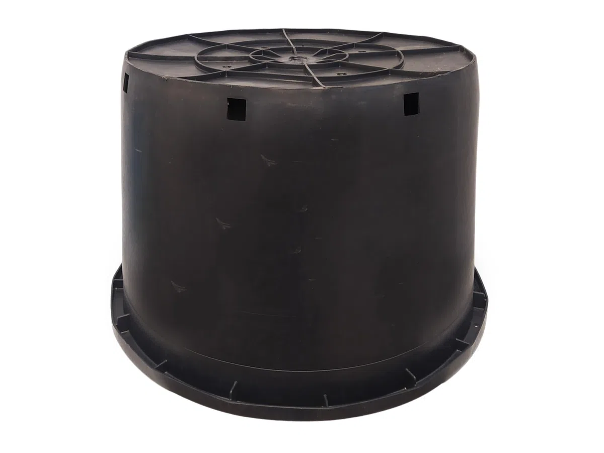 NG NICCOLAI VASO TINOZZA MASTELLO DI GRANDI DIMENSIONI SENZA MANICI CON FORI PER ORTO GIARDINAGGIO E VIVAISMO VARIE MISURE 100% PVC RICCLATO (LT. 230 (Ø85/80 cm - H. 55 cm))