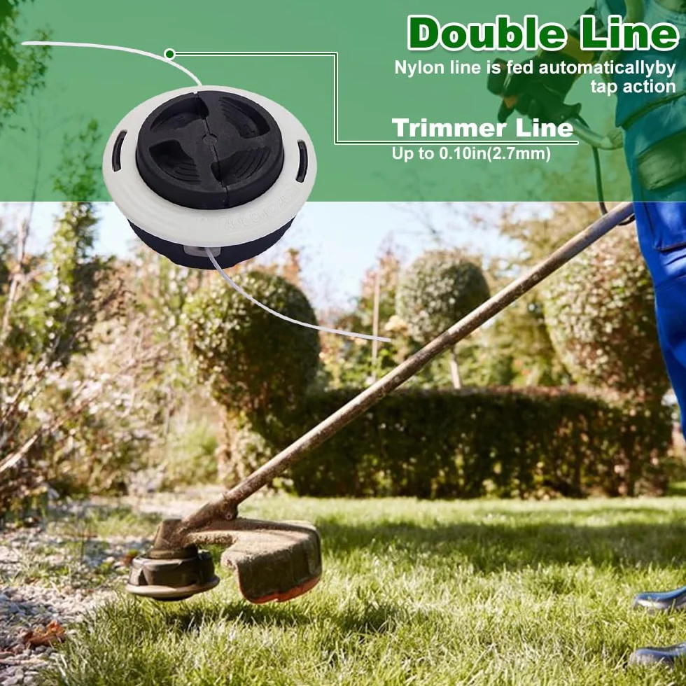 Mineup 2pcs Testina decespugliatore per Stihl AutoCut C26-2, Falciatura capo Sostituire Stihl AutoCut C26-2 Per Stihl FS55, FS56, FS70, FS80, FS85, FS87, FS89, FS90, FS91, FS94, FS111, FS120, FS131