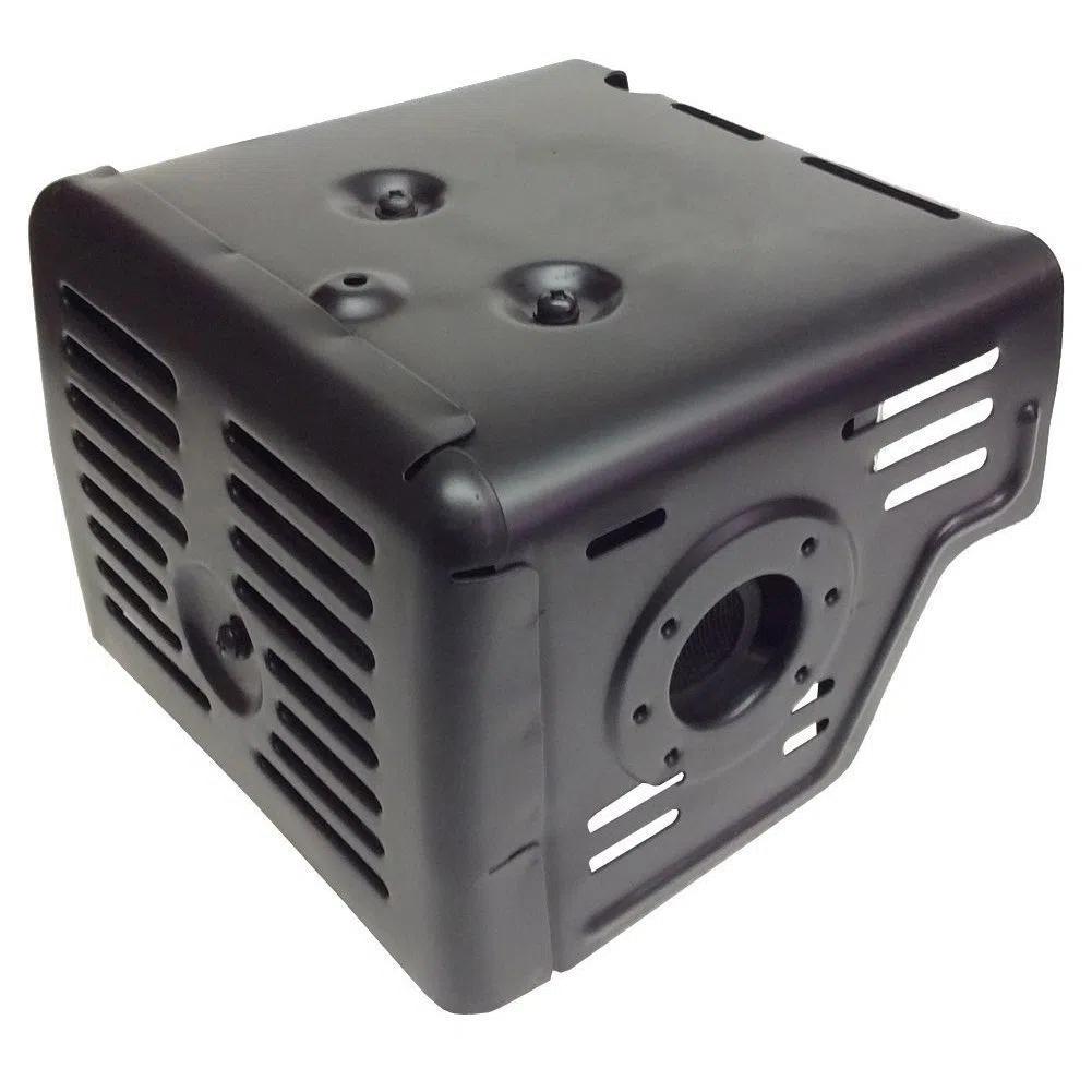 Carkio - Silenziatore di scarico con tubo di scarico e filtro dell'aria compatibile con motori Honda 11HP 13HP GX340 GX390