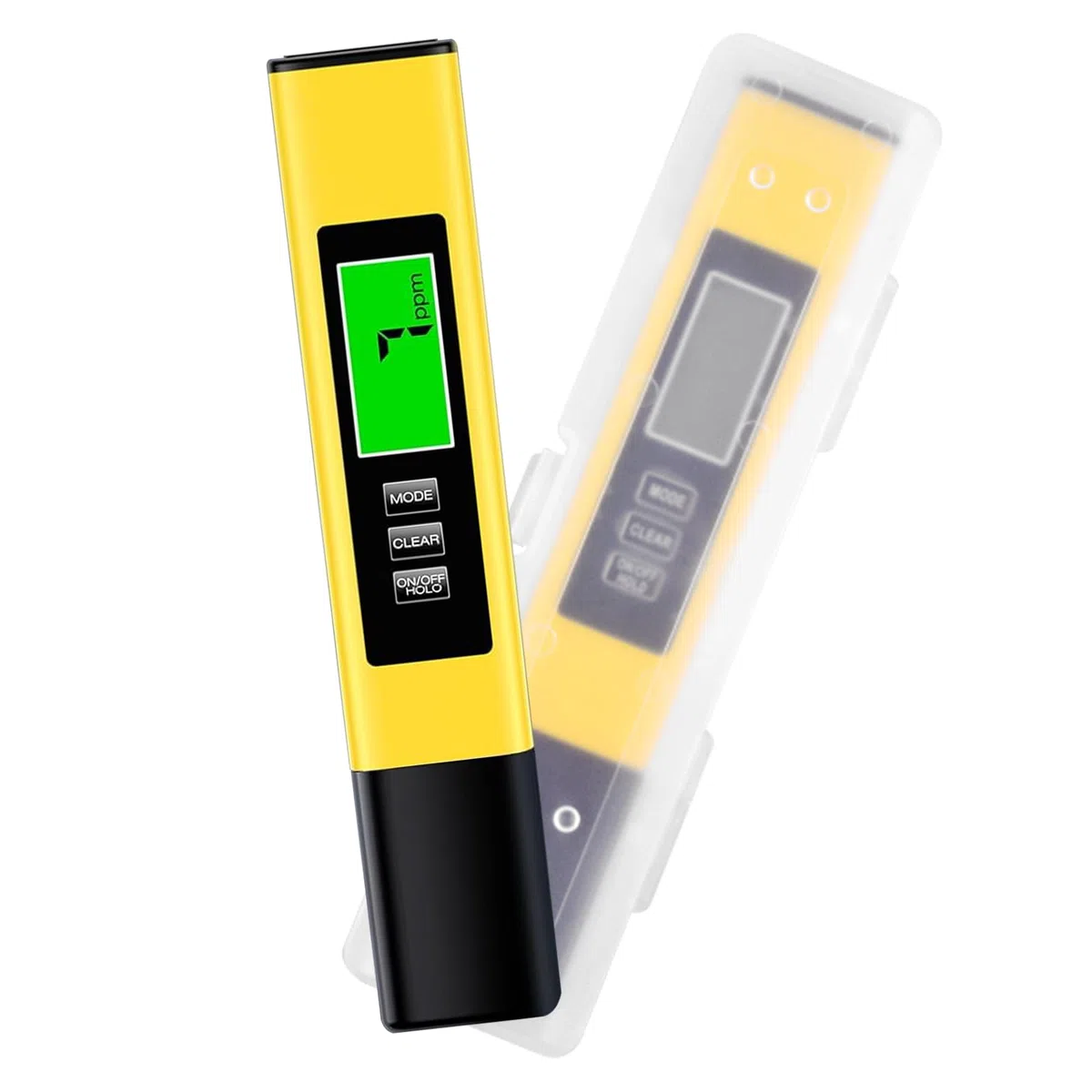 Tester Acqua 4-in-1 Misuratore TDS EC Temperatura con Display LCD & Sonda Titanio Per Acqua Potabile, Acquario, Piscina