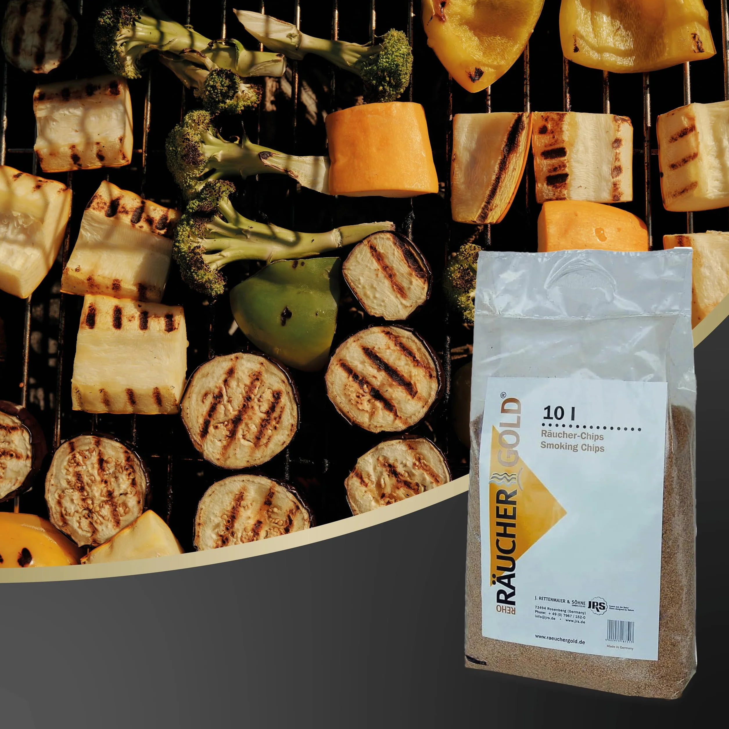 Räuchergold 10 Litri di Farina per affumicatura in Legno di faggio, trucioli di Legno Molto Sottili, trucioli per affumicare, faggio