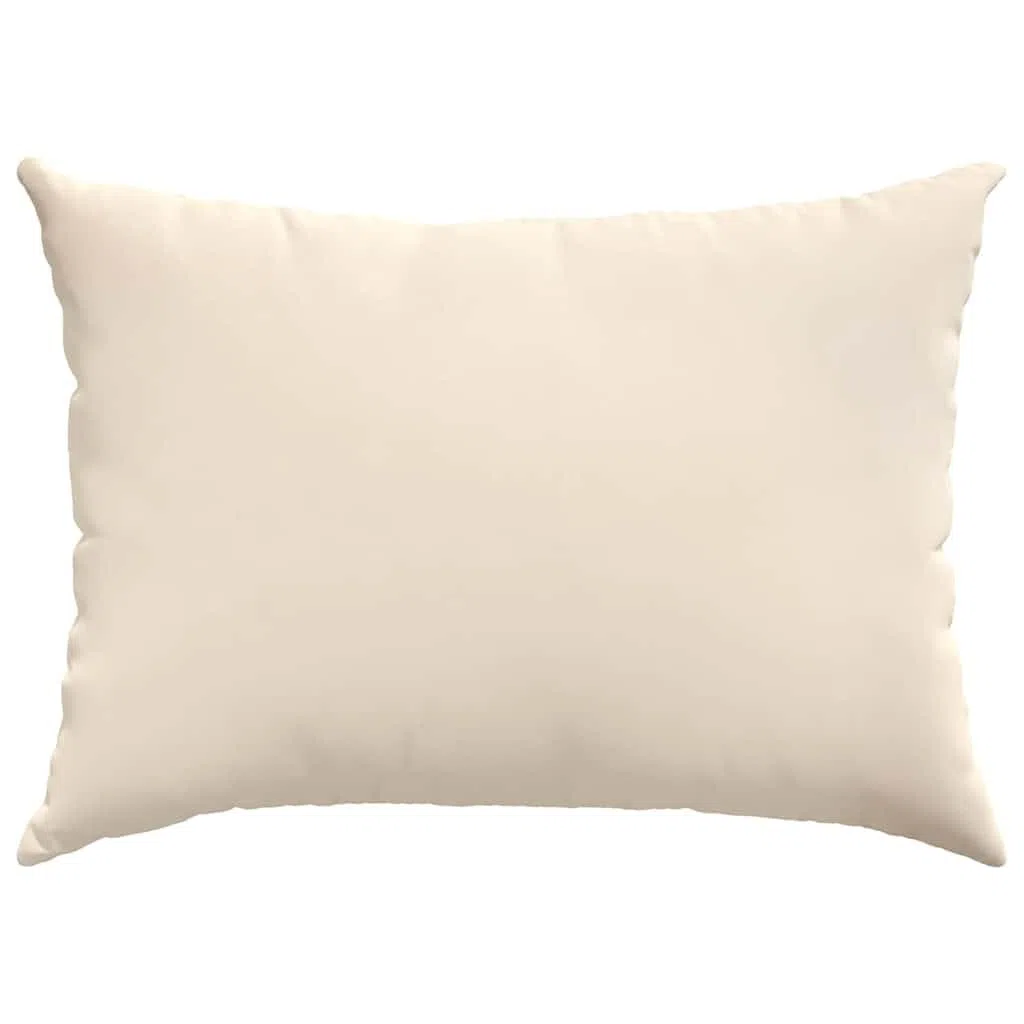 Cuscino per divano, 2 pezzi, beige, 70 x 50 cm, tessuto con imbottitura in poliestere, sfoderabile, morbido e imbottito per soggiorno, ufficio, sala da pranzo, antiscivolo e confortevole