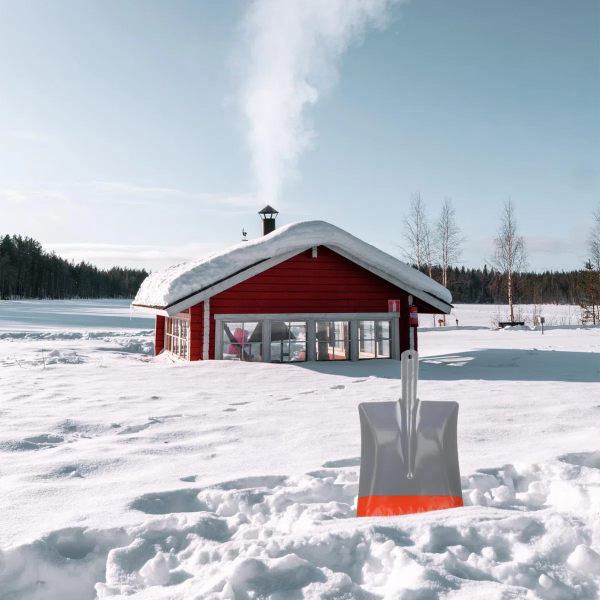 PACKOVE Pala da Ghiaccio per Esterni in Metallo Rinforzato, Raschietto Sostituibile per Neve e Ghiaccio, Strumento Leggero e Resistente per Pulizia Invernale di Porte e Finestre