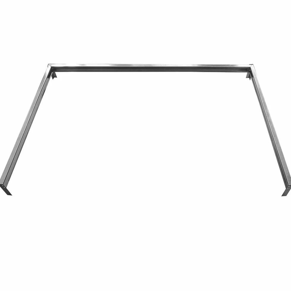Deuba Base per Serra Zincata 190x122 cm Fondamenta Telaio in Acciaio Incluso Materiale di Montaggio