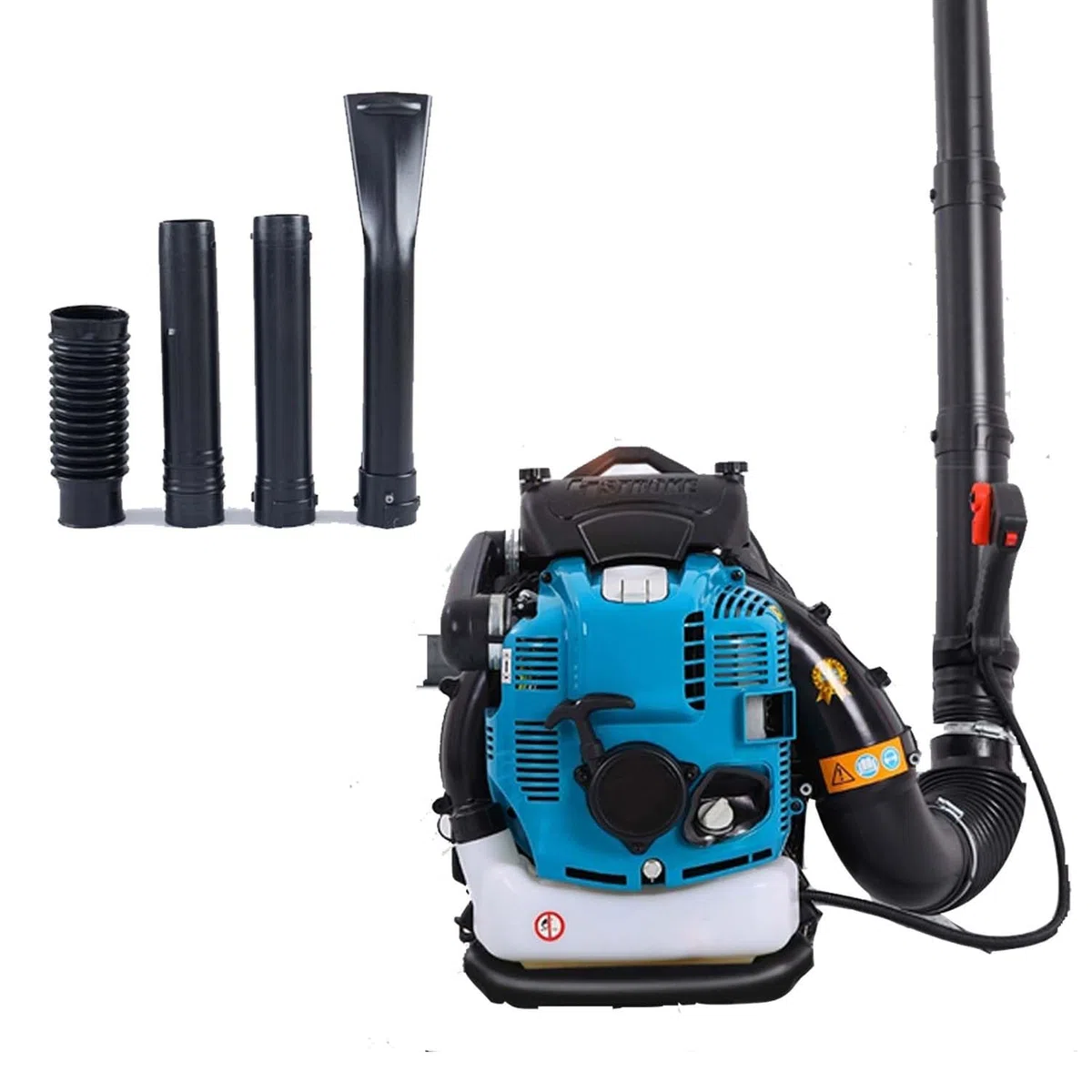 Soffiatore A Benzina 4 Tempi 1000cc A Zaino, Serbatoio Grande 2.0L, Silenzioso E Potente Soffiatore Foglie E Neve, Per Giardino, Viale, Pulizia Professionale Multi-Superficie(Blue)