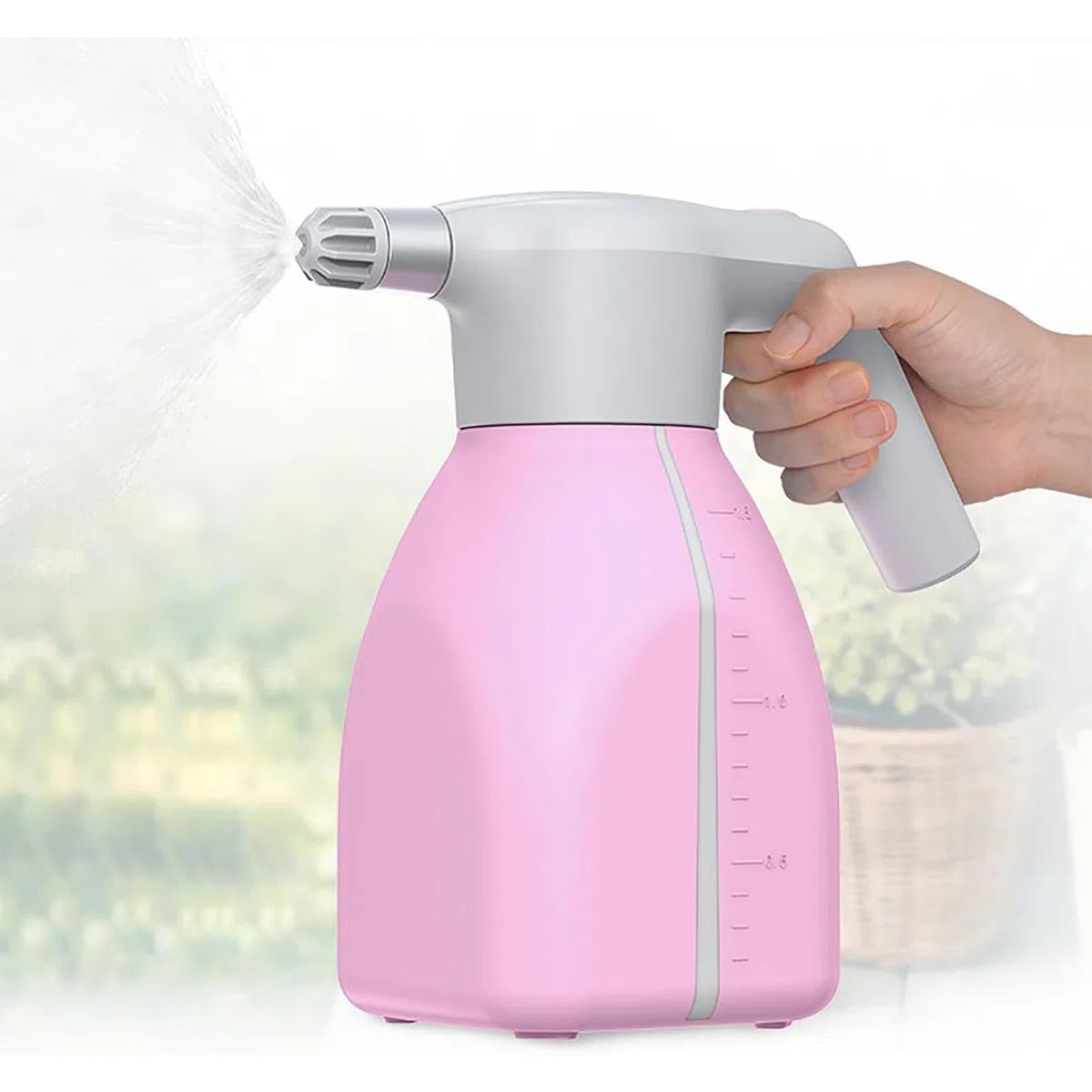 Spruzzatore Automatico Dell'annaffiatoio, Dispositivi Irrigazione dello Spruzzatore Pressione Piante All'aperto Dell'interno, capacità: 1,5L/nenenebc modalità Spruzzatura Regolabile