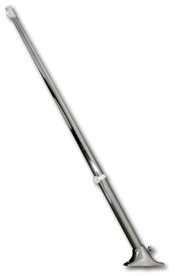 OSCULATI Asta portabandiera Inox 14 x 400 mm con Base ABS