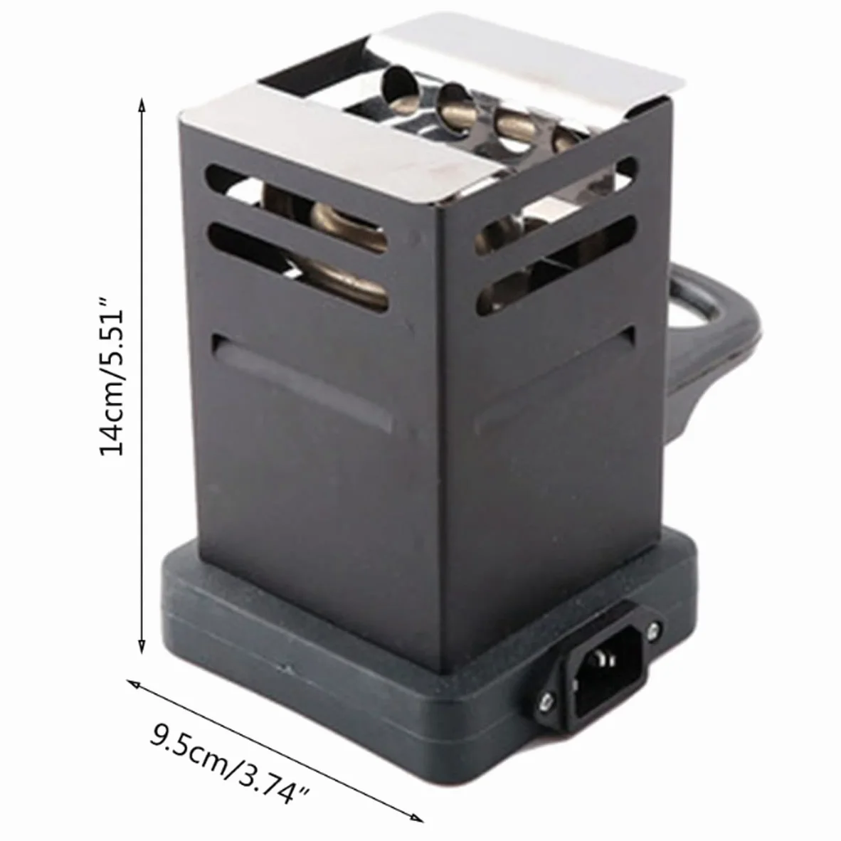 Accendino elettrico a carbone, forno elettrico per shisha, grill a carbone, fornello a grill con manico, forno a carbone, shisha, forno elettrico a carbone con cavo extra lungo, per carbonella shisha