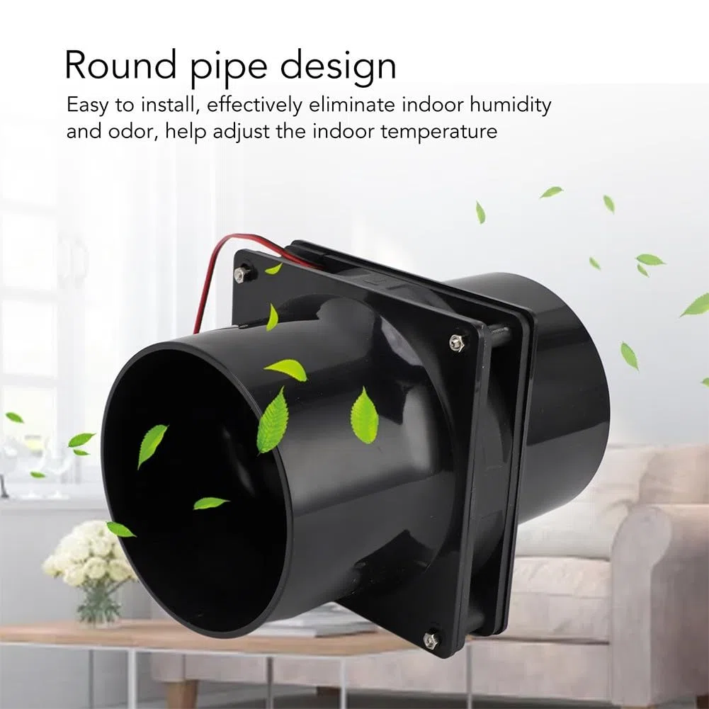 Ventilatore di scarico a energia solare, flusso d'aria potente ed efficiente per case, pollai, camper e serre