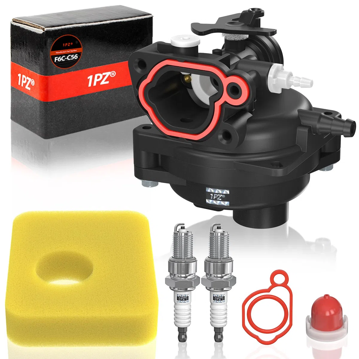 1PZ F6C-C56 Carburatore 595656 591979 Sostituzione per Briggs & Stratton 300E 450E OVH 591979 595656 590556 799583 591160 593261 59111111110 Carb de Motocarb Falciatrice Ricambi tappeto erboso