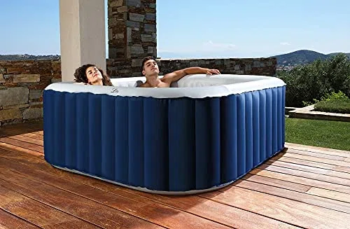 Arredo Minipiscina Idromassaggio Autogonfiante con Riscaldatore e Telecomando Multifunzione (Minipiscina Spa Turtle)