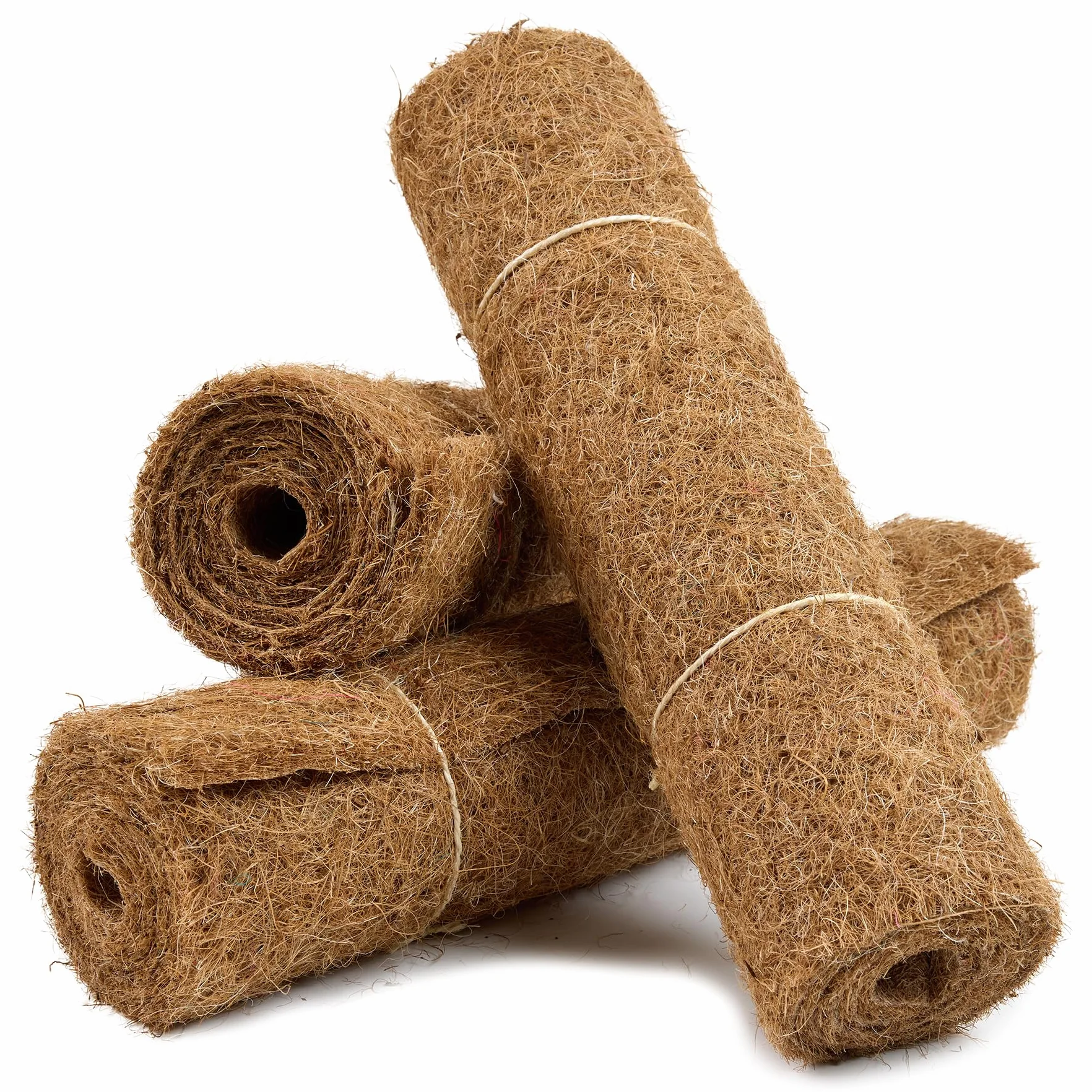 La Cordeline Set di 3 tappeti in Fibra di Cocco Naturale, 40 x 100 cm, 900 g/m², pacciamatura, Protezione Contro Il Freddo, Cattive Erbe, Tappeto Rettile terrario, Marrone