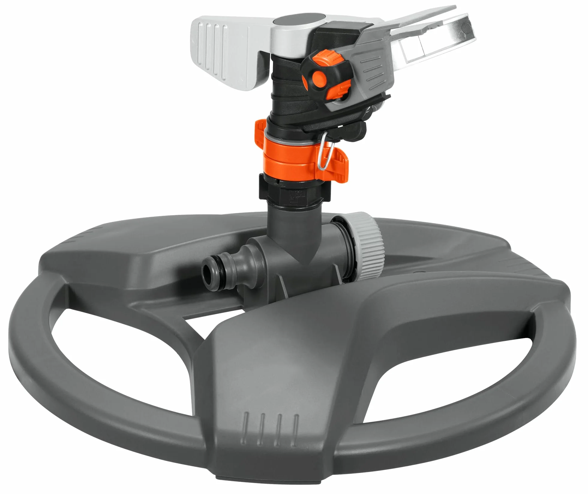 Irrigatore a impulso circolare e a settori Gardena Premium (su base in plastica): Irrigatore Premium per superfici max 490 m², gittata 12,5m (8135-20)