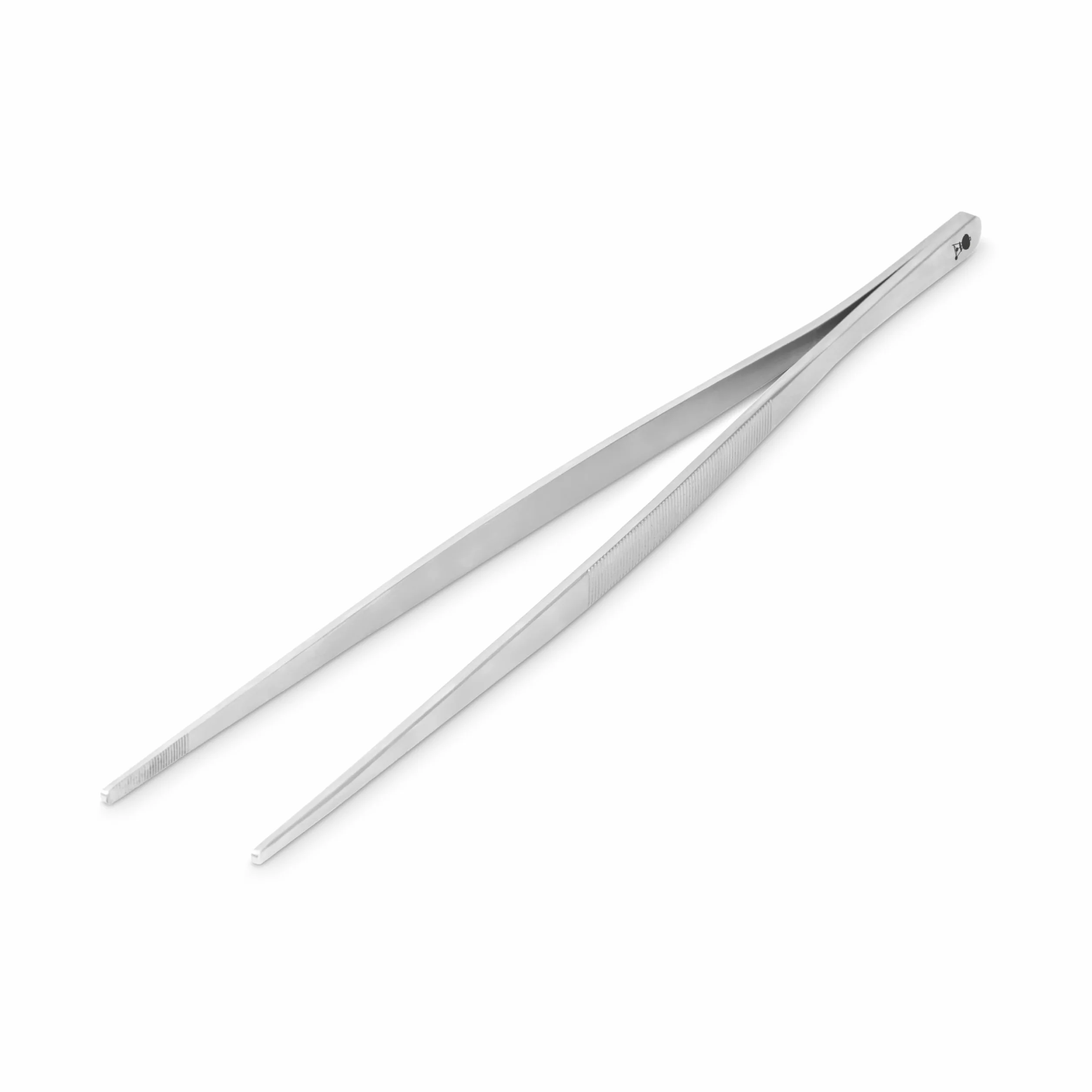 Weber Pinza para Grill (30cm), de Acero Inoxidable, ideal para dar la vuelta a alimentos delicados como espárragos, camarones, mejillones o verduras - Plateado (6208)