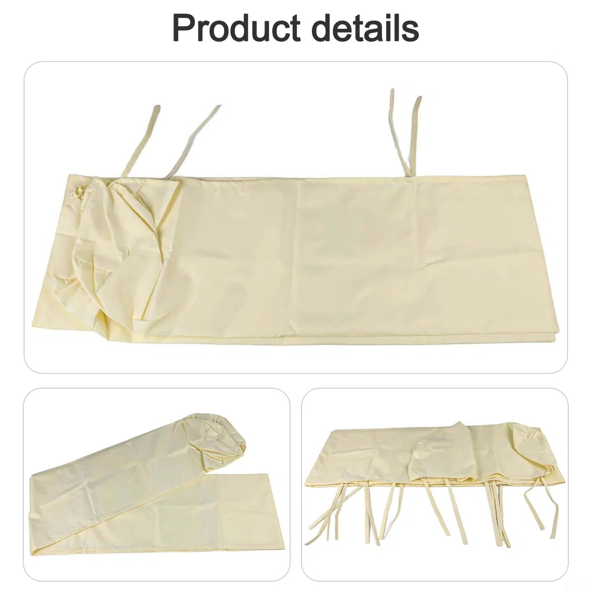 Custodia per tenda da sole, 420D, 4 m, copertura per esterni, perfetta per uso in giardino, copertura antipolvere di lunga durata (4 m)