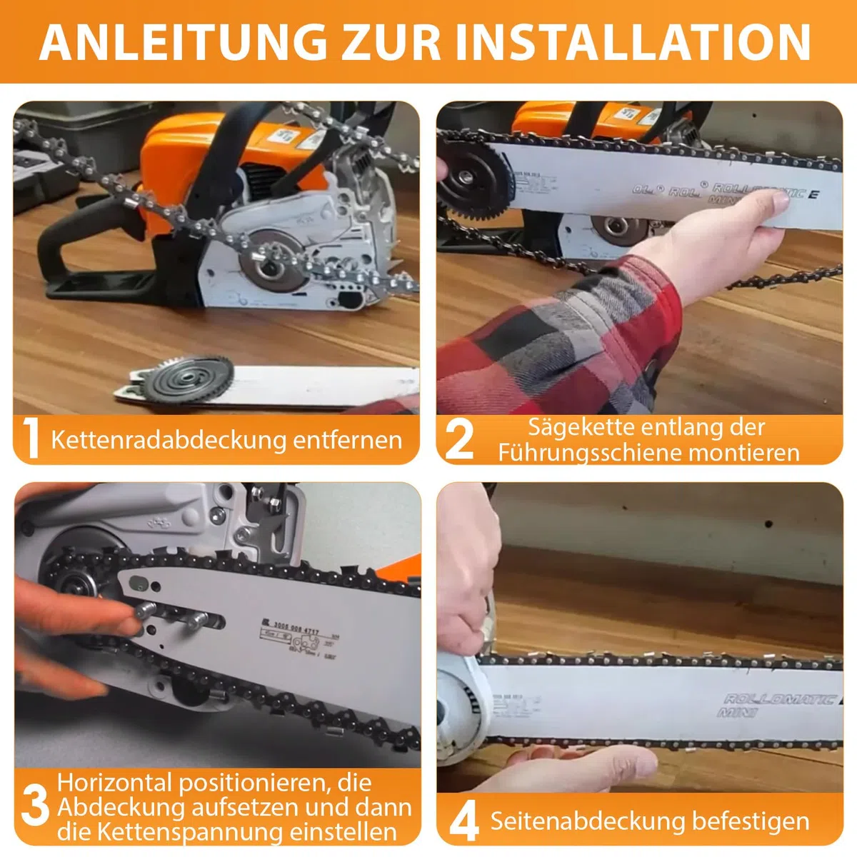 Catena per motosega da 30 cm, passo 1,1 mm, 64 maglie, compatibile con motoseghe Stihl 3670 000 0064 MSA 160 ms, MSA 60, MSA 70, MSA 120, MSA 140, MSA 160, MSA 200, MS 151