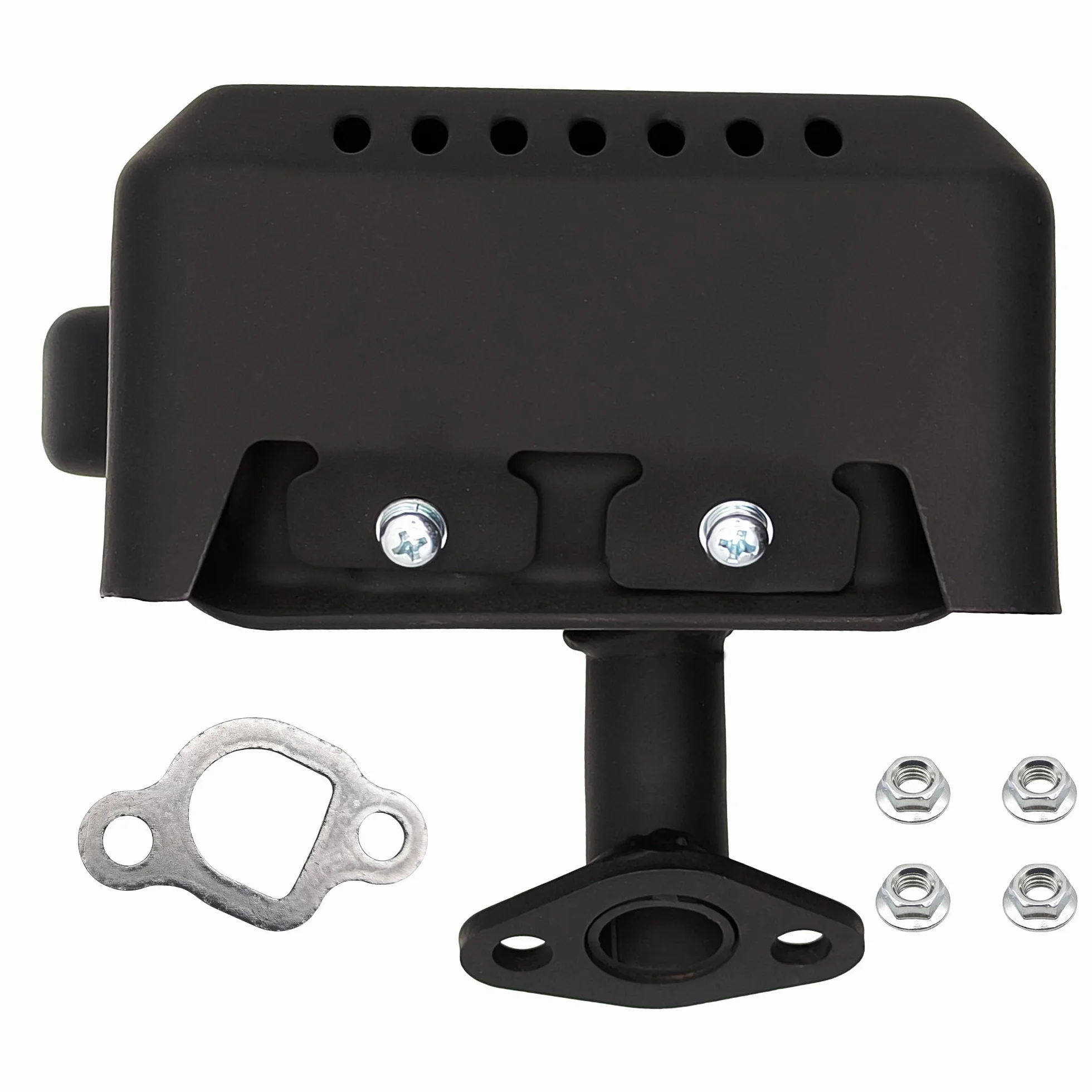 Scarico GX160 gruppo silenziatore per Honda 5,5 CV 6,5 CV GX120 GX140 GX200 18310-ZF1-000 159 cc Predator 196 cc 173 212 cc motore con deflettore di scarico