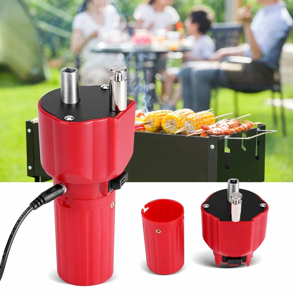 Motore della Girarrosto del BBQ, Barbecue Rotator Girarrosto Motore Motore Motori Piccolo BBQ Grill Rotator Staffa per Supporto Arrosto Staffa