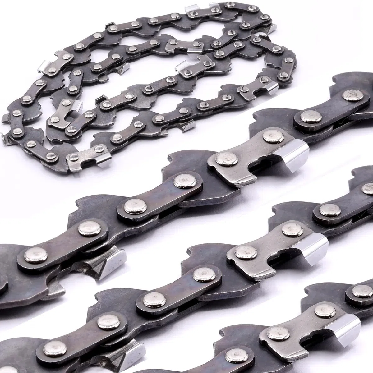 HobbyPower24 3 catene di ricambio per motosega PGHSA 12 B2 C2 C3, semi-scalpello, passo 0,3, spessore maglia 1,1 mm, 28 TG, compatibile con Parkside