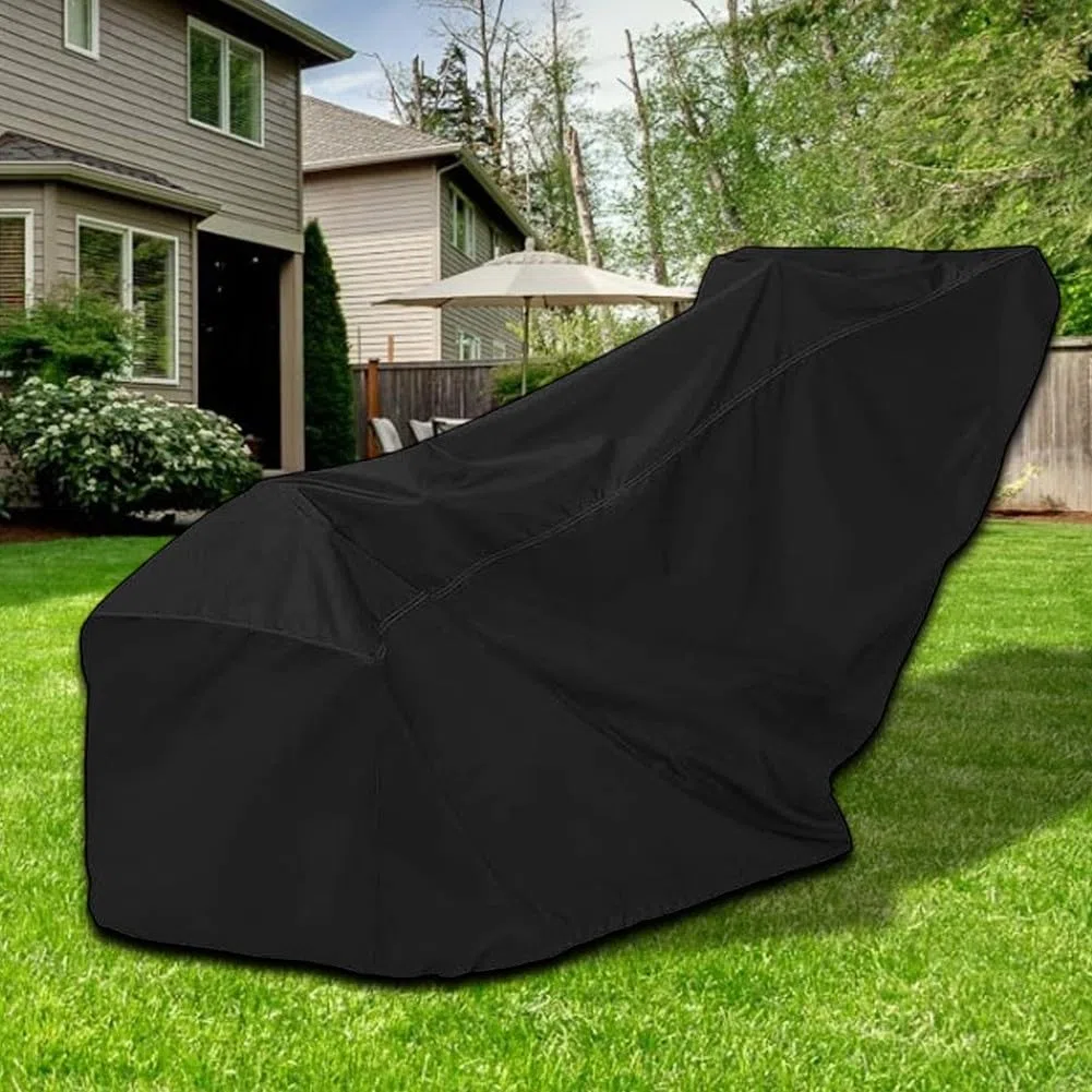 Copertura per motozappa resistente, tessuto Oxford 210D, rivestimento in PU impermeabile, resistente ai raggi UV, antipolvere, antivento, vestibilità sicura, compatibile con coltivatori 116 x 55 x 104