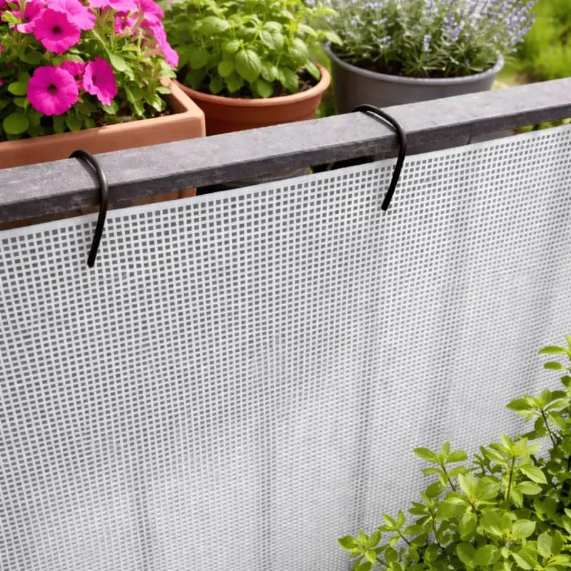 Rete plastica BIANCA maglia cm 0,5x0,5 m 1x5