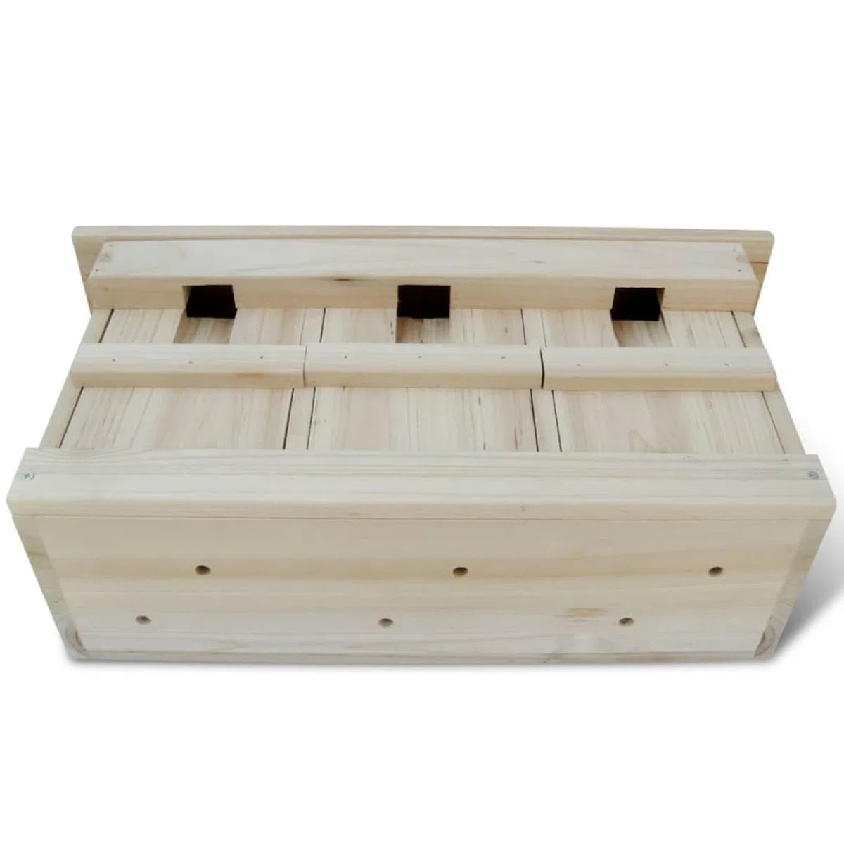 Casetta nido per passerotti 44 x 15,5 x 21,5 cm,Casa per Uccelli Legno Piccola Casetta Decorazione