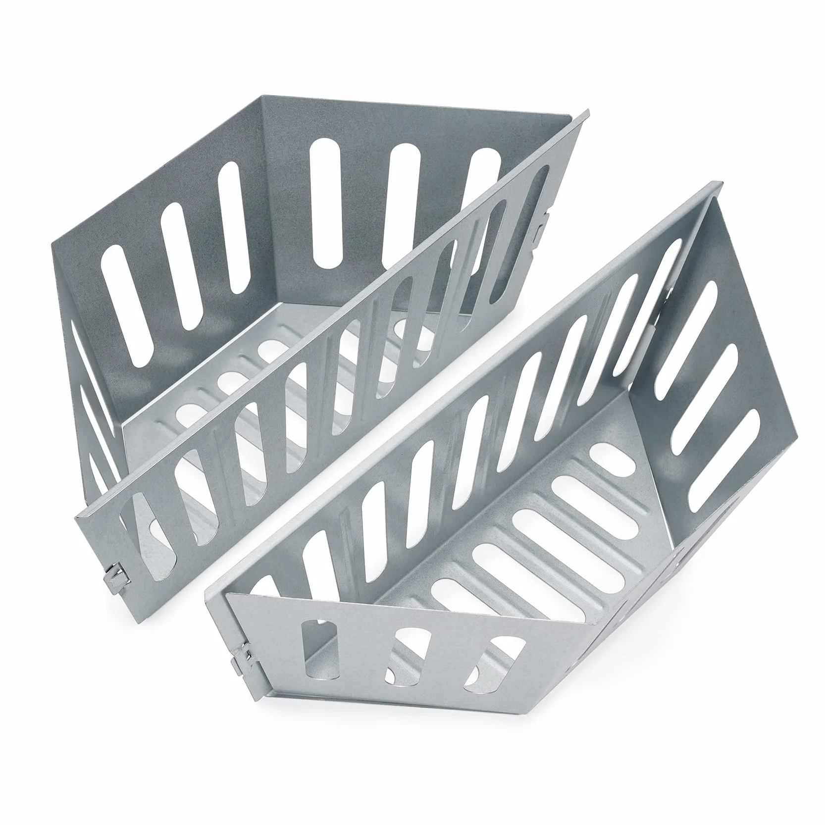 onlyfire Cestino per Carbonella da Barbecue, Supporti per Carbone più Grandi per Griglie a Carbonella Weber 57/67 cm, Accessori per Barbecue, 2 PCS