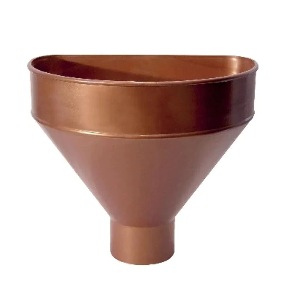 Raccoglitore MONOLITICO in PVC per PLUVIALI Diametro 100 Marrone