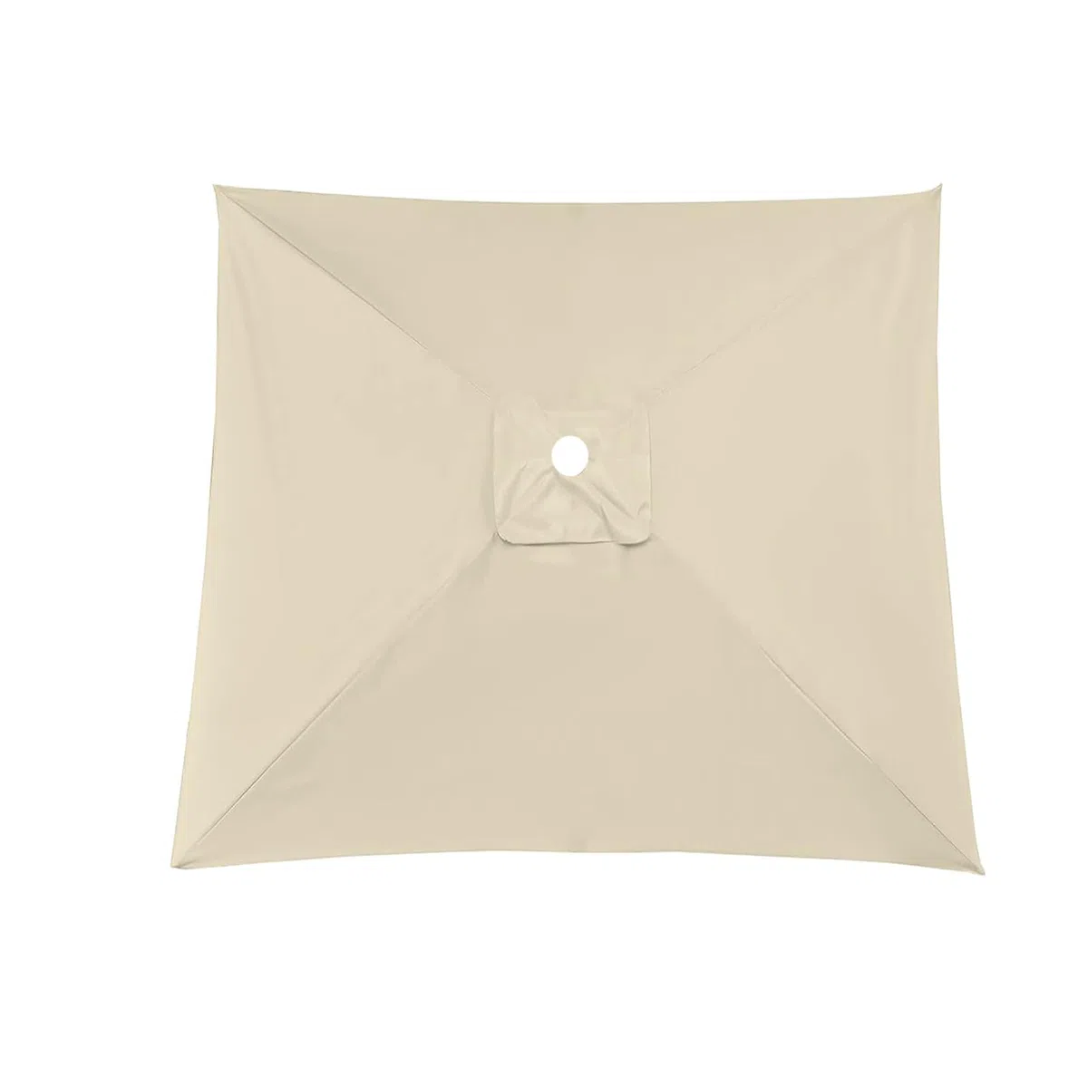 Telo Di Ricambio Per Ombrellone Colonna Centrale, Copertura Di Rechange Per Parasole Da Giardino Tavolo, Impermeabile Durevole Per Esterni, 4 6 8 Stecche Tessuto Di Sostituzione(Beige,2.7X2.7m)
