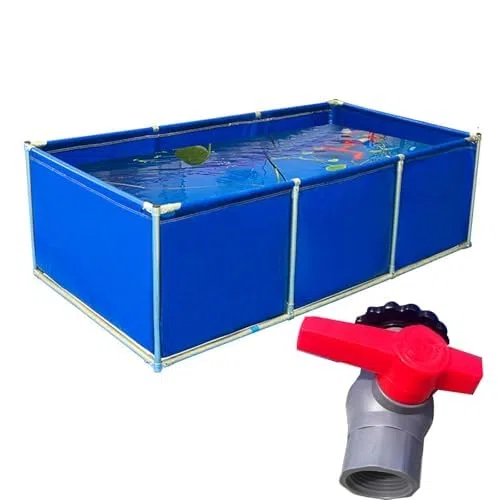 Piscina fuori terra con struttura in acciaio, facile da montare e durevole, perfetto per rinfrescare l'estate del cortile