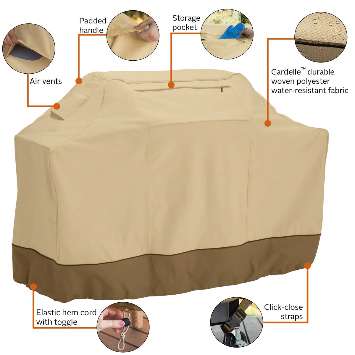 Classic Accessories Veranda 55-339-351501-00 Copertura per GRIGLIA – 3XL