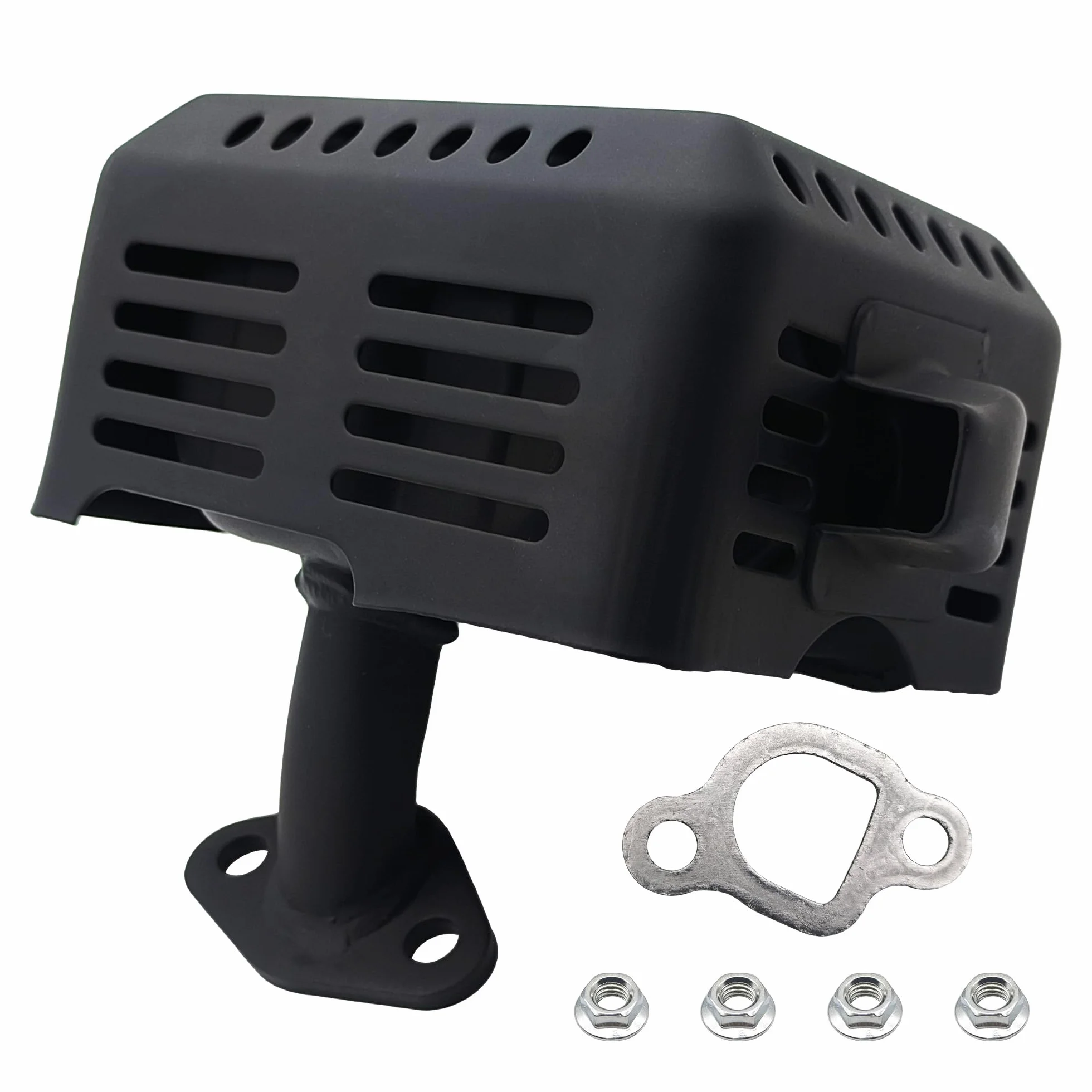 Scarico GX160 gruppo silenziatore per Honda 5,5 CV 6,5 CV GX120 GX140 GX200 18310-ZF1-000 159 cc Predator 196 cc 173 212 cc motore con deflettore di scarico