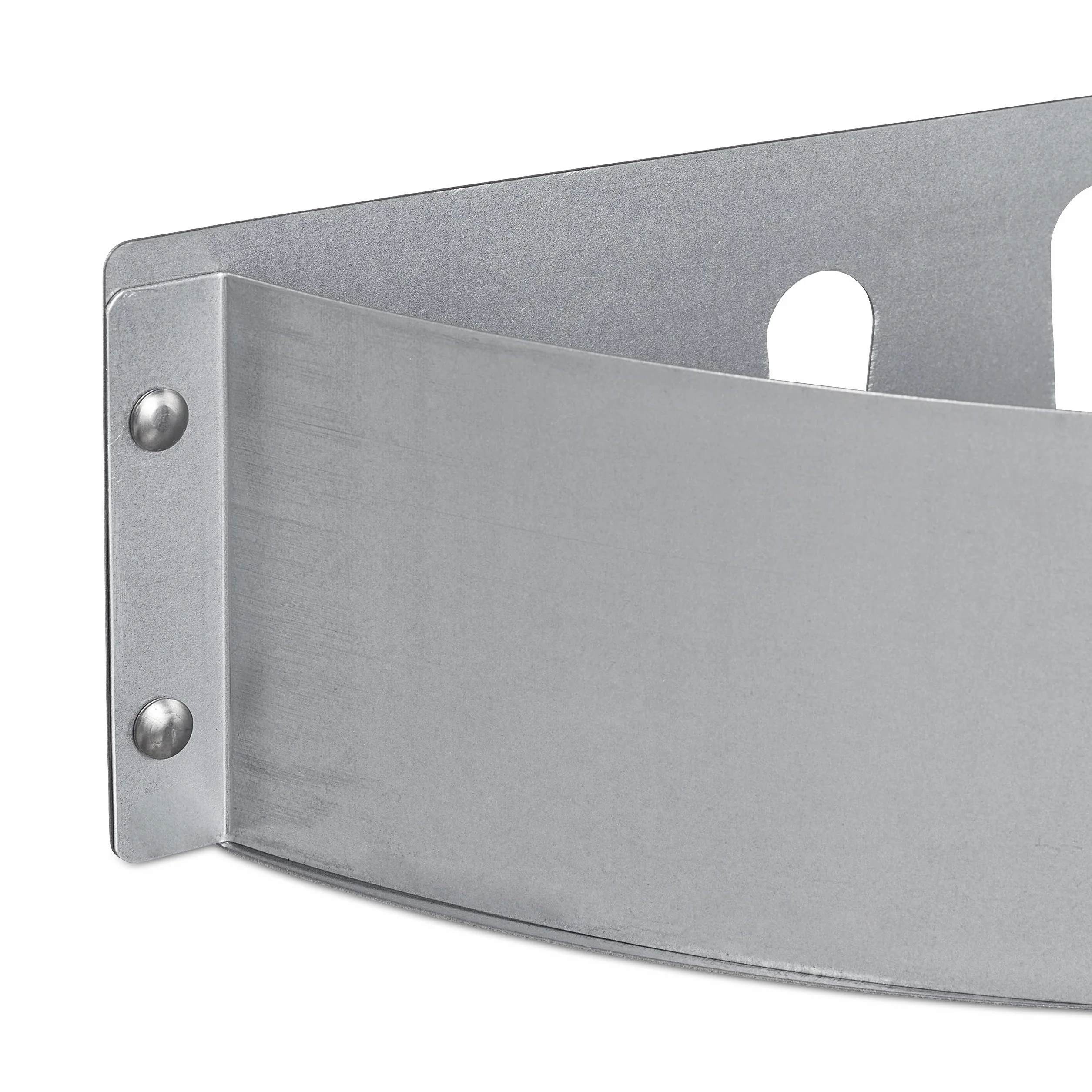 Relaxdays Griglie per Carbone in Set da 2, HLP 7 x 33 x 11,5 cm, Cestelli Raccogli Brace, Porta Carbonella, Argentato