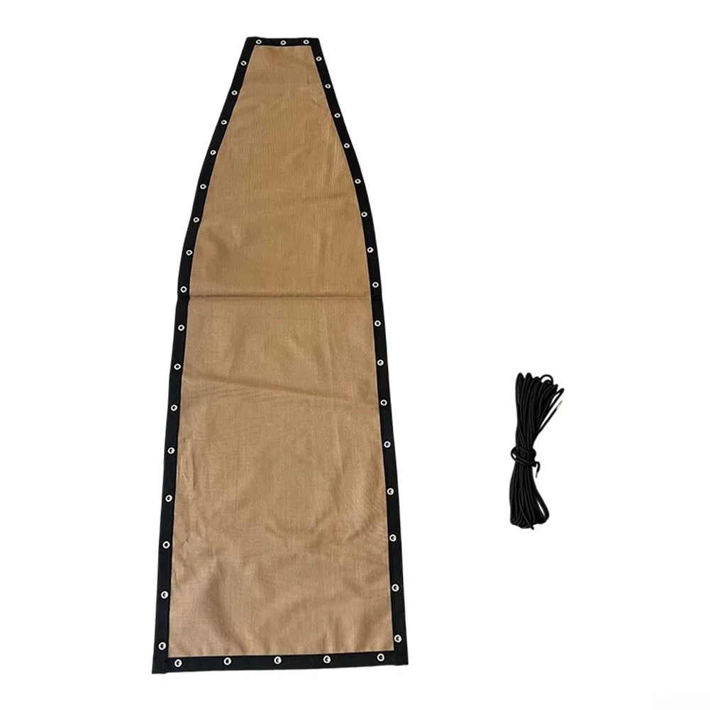 Minhe Tessuto di ricambio per sedia a dondolo da giardino, 64 x 197 x 23 cm, tessuto di ricambio per riparazione di sedie sospese, con borsa laterale (1 pezzo senza tasche)