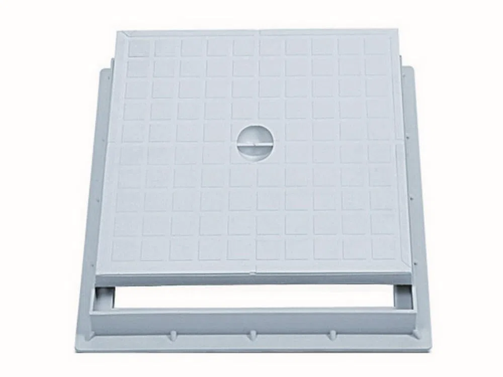 1PEZZO TELAIO + CHIUSINO PER POZZETTO cm. 55x55