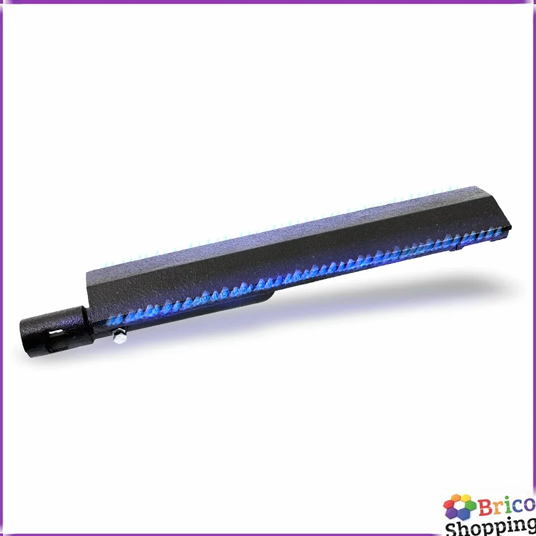 BricoShopping Bruciatore A Gas in Ghisa di Ricambio per Barbecue Cm 40 Universale Compatibile BBQ