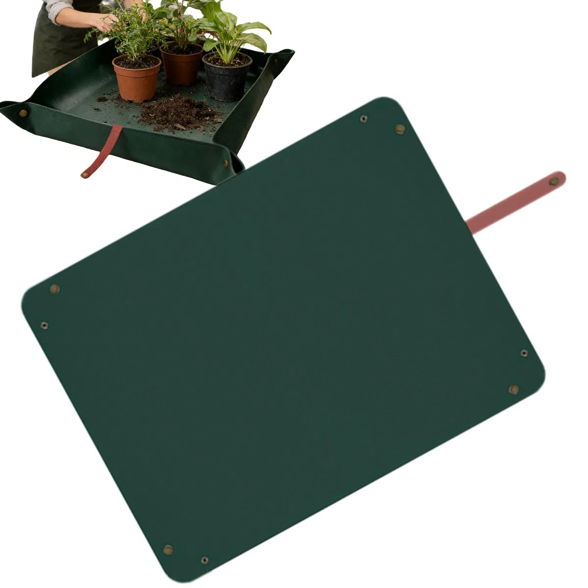Telo per Rinvaso Piante da Interno Vassoio per Trapianto | Tappetino per Piante da 66.8x99.8 cm per Giardinaggio Innaffiatura Fiori Interno ed Esterno
