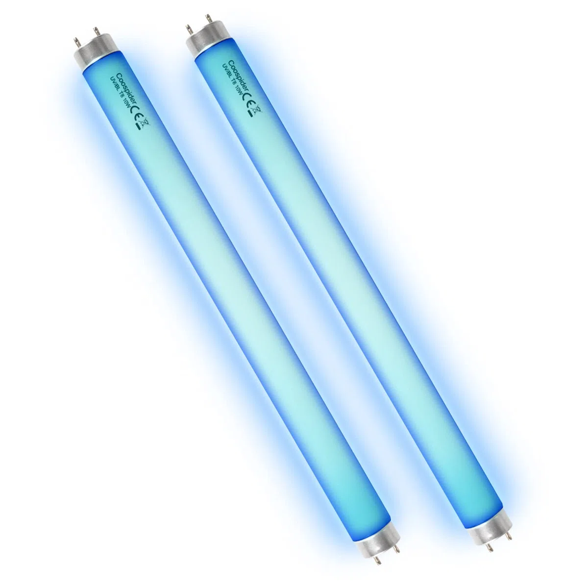 2-Pack 10W Fly Killer Lampadine di Ricambio BL T8 UV Lampadina Tubi per 20W Elettrico Insetto Killer/Fly Zapper/Bug zapper/Zanzariera Killer