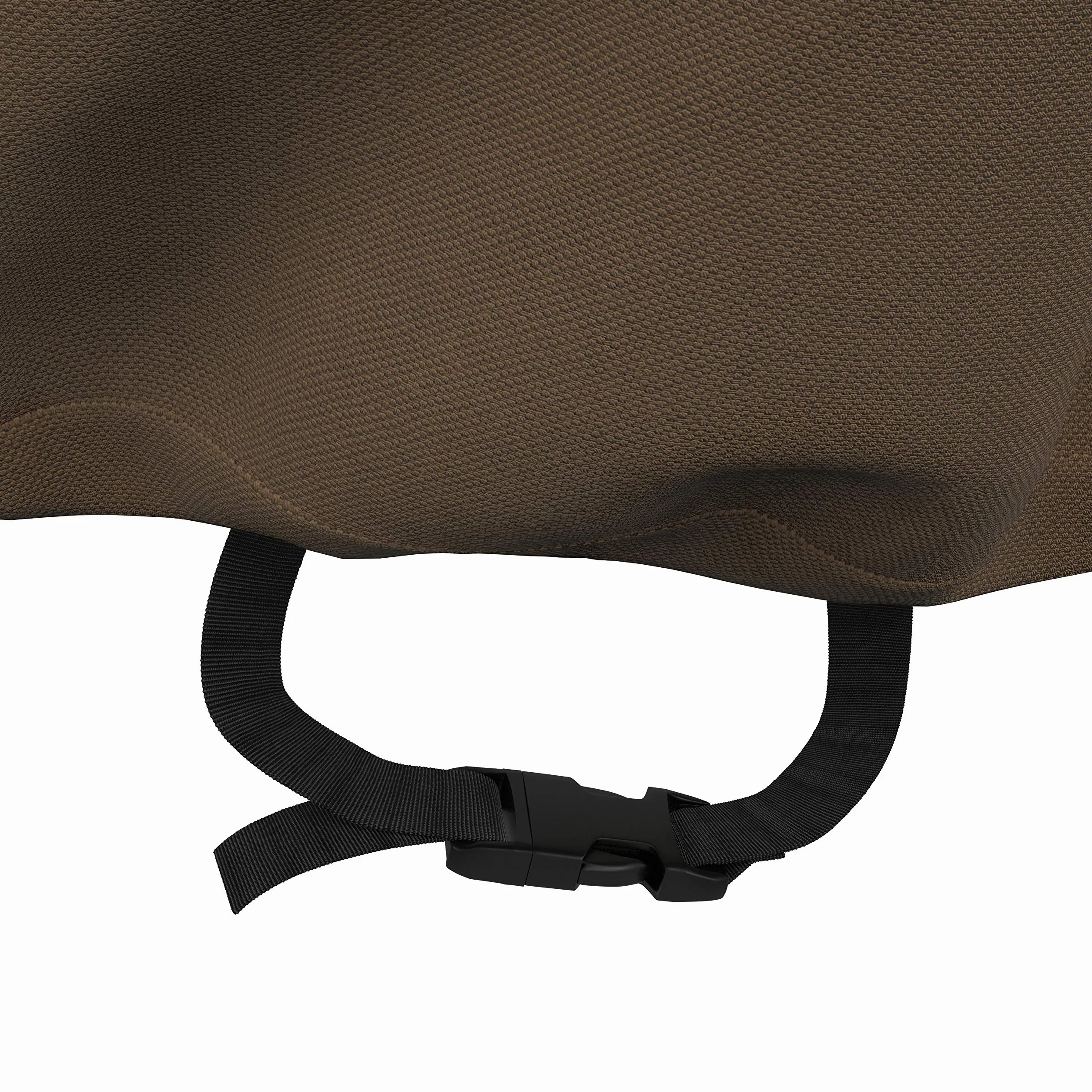 Amazon Basics Telo di copertura sagomato per panca a 2 posti, Beige + Marrone Chiaro