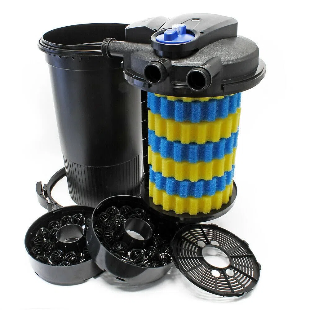 Kit filtro set 30000 litri 18 watt UVC pompa 10000 l/h tubo 10 m 16_0001910